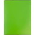 thumbnail image 5 of JAM Paper Medium Weight Plastic Presentation Folder with Clasps, Lime Green, 96/pack, 5 of 5