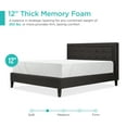 thumbnail image 3 of Best Choice Products 12in Full Size 3-Layer Medium-Plush Charcoal Gel & Green Tea Infused Memory Foam Mattress, 3 of 7