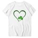 thumbnail image 3 of Xuyuer Women's St. Patrick's Day Print Plus Size Round Neck Short Sleeve Spring/Summer Base Layer T-Shirt, 3 of 4