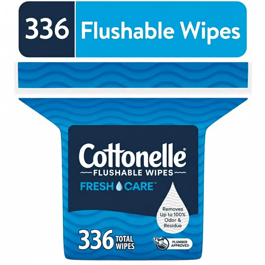 Cottonelle Fresh Care Flushable Wet Wipes, 1 Resealable Bag