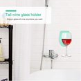 thumbnail image 4 of Soporte para copas de vino TANGJMXG Ventosa para ducha y baño Relajación azul, 4 of 5