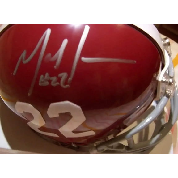 Mark Ingram autographed Alabama Crimson Tide mini helmet JSA