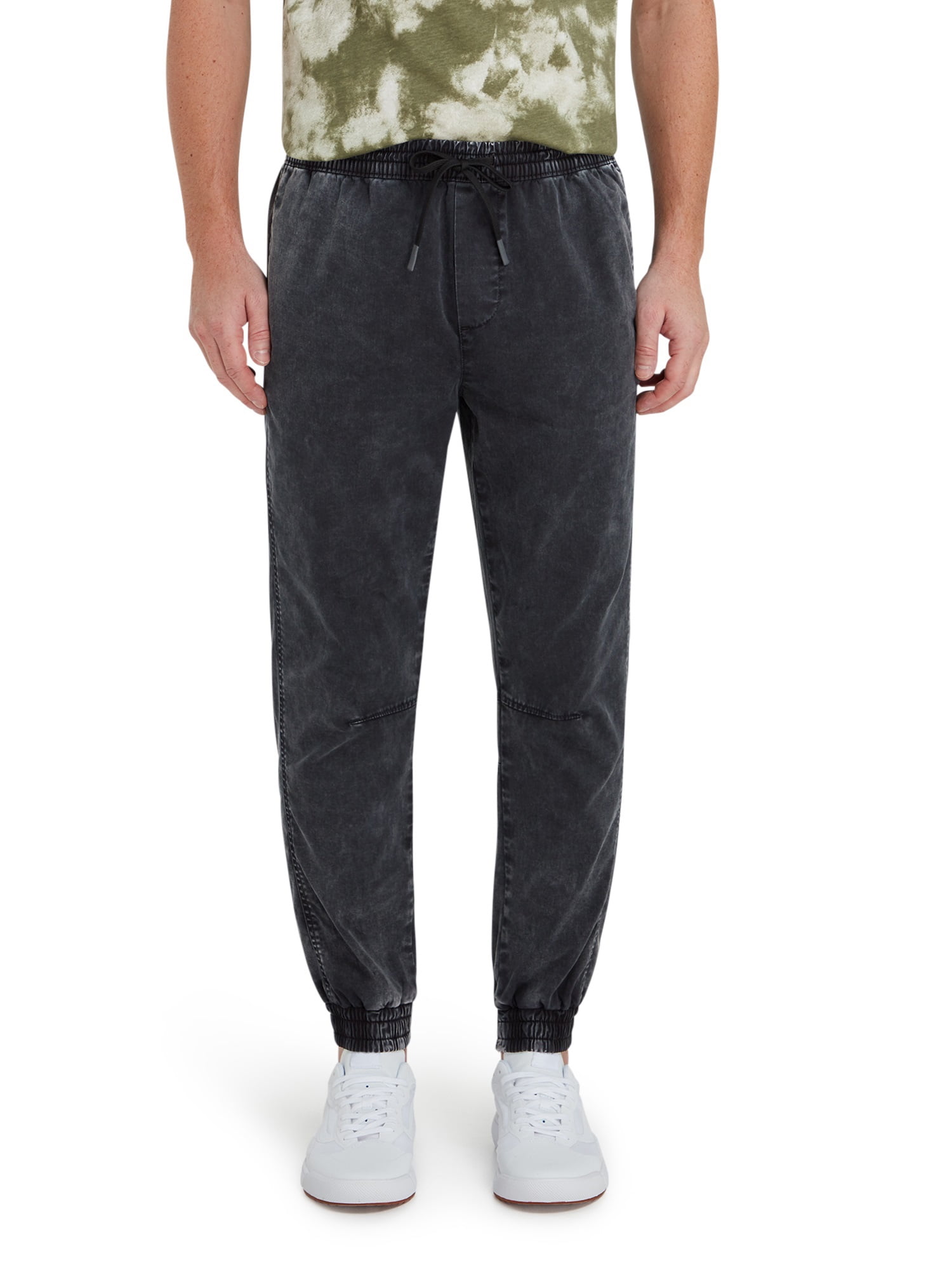 Buy Epic Mens & Big Mens Twill Denim Acid Washed Jogger Pants, Sizes XS