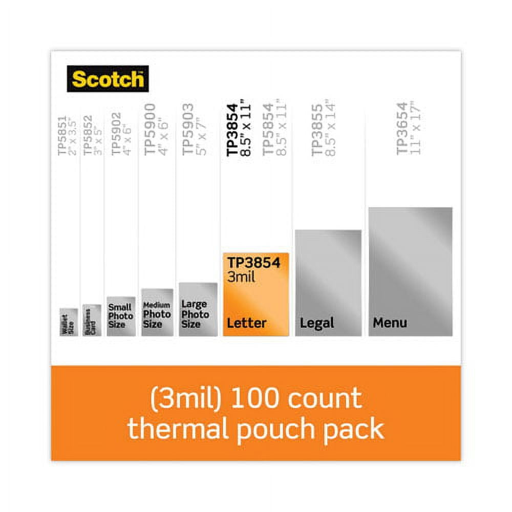 Laminating Pouches, 3 Mil, 9" X 11.5", Gloss Clear, 100/pack | Bundle of 2 Packs