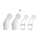 thumbnail image 4 of Accesorios de Soportes DYNWAVEMX para toldos de aleación de aluminio blanco para tubos cuadrados de 40mm, 4 of 8