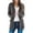 Dark Gray, variant on Women's Solid Color Long Cardigan Knit Sweater Open Front without Buttons for Fall and Winter Fashion, Perfect for Holiday Season and Lounge Style, Comfortable and Soft,Dark Gray,XL