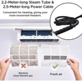 thumbnail image 2 of FINE MAKER 2500W Steam Cleaner, Handheld High Temperature and High Pressure Steam Cleaner for Kitchen/Furniture/Bathroom/Car with 3 Brush Heads, 2 of 14