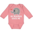 thumbnail image 3 of Inktastic Mommom Loves Me Grandchild Boys or Girls Long Sleeve Baby Bodysuit, 3 of 5