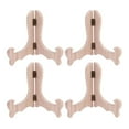 thumbnail image 1 of HLONK Wood Easel 4PCS Wood Display Stand Plate Picture Frame Holder, 1 of 7