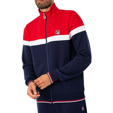 Fila Umar Colour Block Track Jacket, Red
