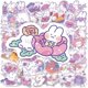 thumbnail image 4 of Mongmong Pegatinas de Conejo Kawaii para álbum de Recortes Paquete de 50 Lindas Pegatinas para computadora portátil Pegatinas de Vinilo Impermeables para Botellas de Agua Calcomanías de Bricolaje, 4 of 5