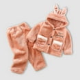 thumbnail image 2 of Kogui Toddler Boys Warm Pajamas Toddler Boys Warm Pajamas Size 4T 5T (Orange,4-5 Years), 2 of 9