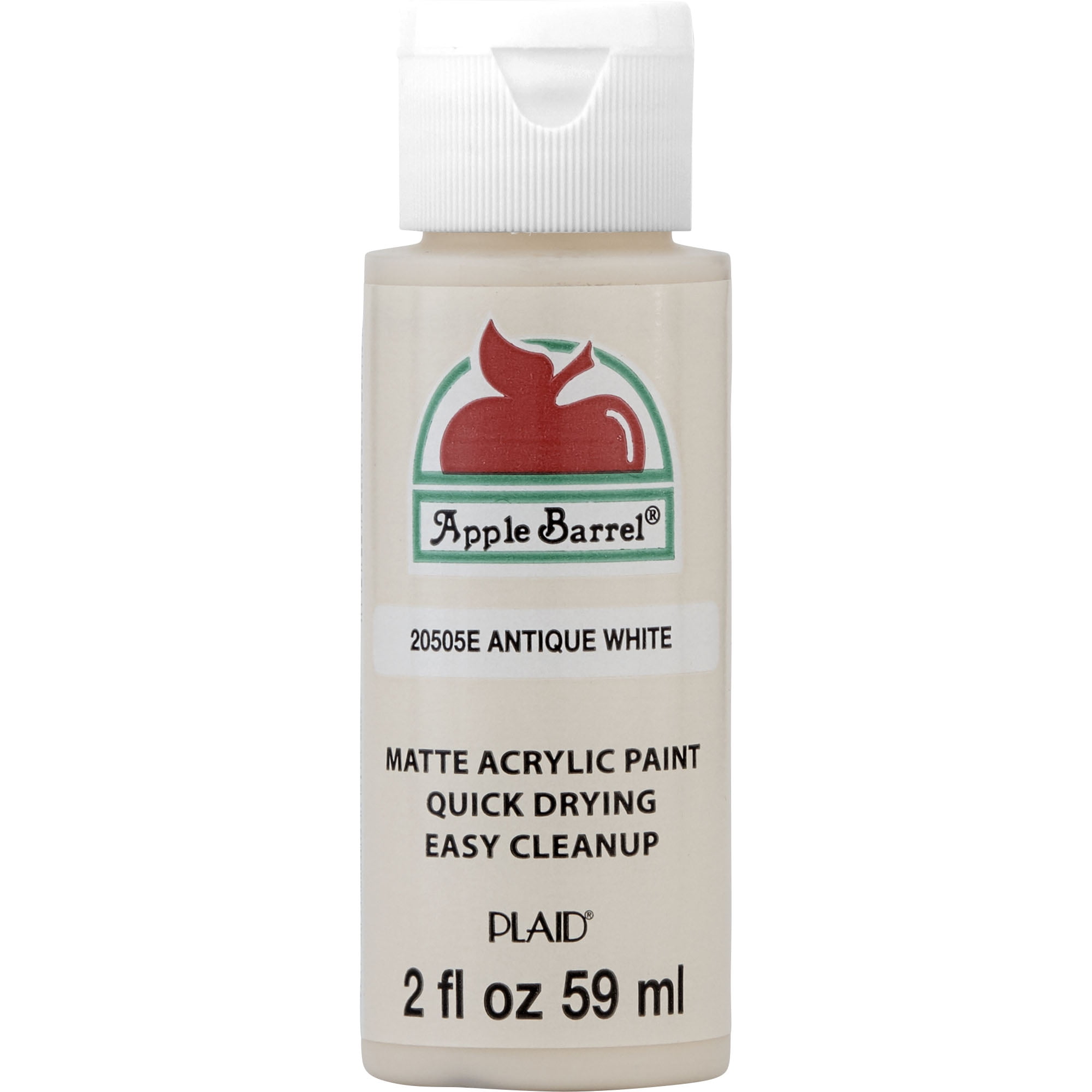 Apple Barrel 20505EX Acrylic Craft Paint, Matte Finish, Antique White