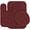 BURGUNDY, variant on Fancy 3pc bath rug Set toilette seat cover Non-slip Dark green color #6 flufly super soft for bathroom décor