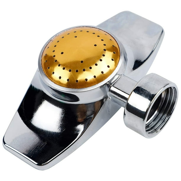 Metal Spot Sprinkler, 360 Degree Square Circle Pattern Sprinkler with Gentle Water Flow, Hose