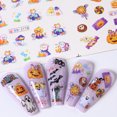 thumbnail image 5 of Halloween Nail Stickers Horror Face Designs Halloween Goth Nail Stickers Water Transfer Nail Decals Nail Art Supplies of The Dead Nail Designs for Halloween Nail Charm, 5 of 5