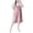 ZA-Pink-frostluinai maternity dress, variant on Frostluinai Womens Maternity T Shirt Dress Short Sleeve Crew Neck Loose Fit Midi Dress Color Block Summer Pregnancy Dresses Gray M