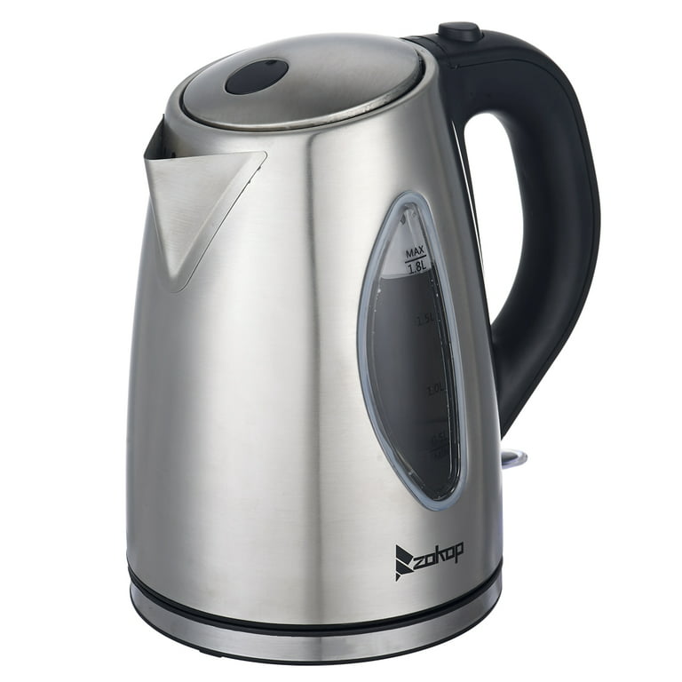 US Sold Only iSiLER 1500 W Electric Kettle  8 Cups (1.7 L) Electric Tea  Kettle BPA-Free with Blue LED Illumination, Cordless Electric Glass Hot  Water Fast Boiling, Portable Water Boiler with