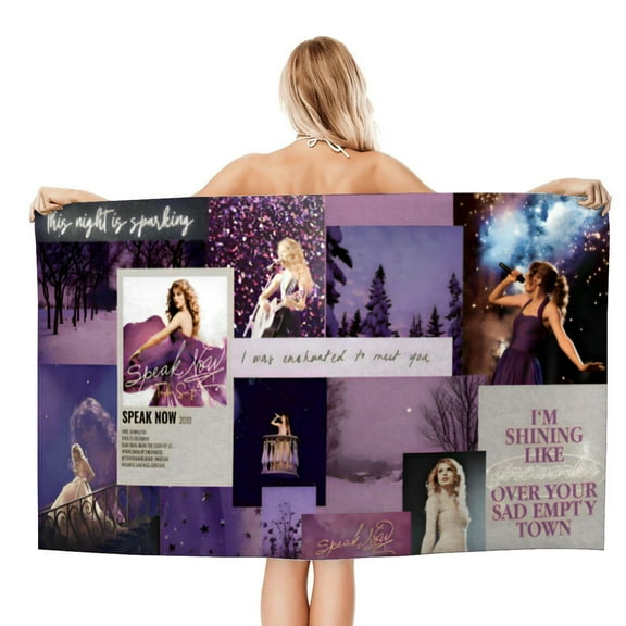SWIFT Gifts Beach Towel for Women Girl Birthday Inspired Fan Bath Outdoor Music Lover