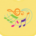 thumbnail image 4 of Inktastic Music Notes Musical Boys or Girls Baby Bib, 4 of 4