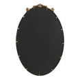 thumbnail image 4 of Kate and Laurel Arendahl Traditional Vertical Oval Wall Mirror, 24 x 36, Antique Gold, Vintage Glam Baroque-Inspired Round Bathroom Vanity Mirror with Ornate Crown, 4 of 7