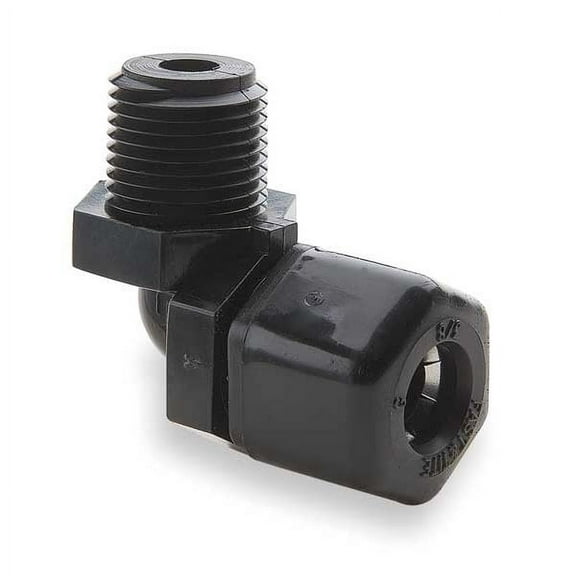 Parker Elbow,90,Poly,CompxM,1/2Inx1/4In P8ME4