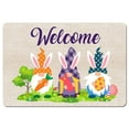 thumbnail image 5 of Qocolhg Happy Easter Eggs Entrance Door Mat, Spring Bunny Ears Low Profile Tradition Decor Welcome Mat, Non-Slip Carpet Rugs Floor Mat Decorative for Home/Bathroom/Kitchen/Indoor, 16x24 inch, 5 of 8
