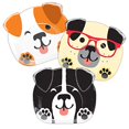 thumbnail image 1 of Dog Party Shaped Dinner Plates, 24 ct, 1 of 1