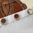 thumbnail image 4 of Manfei Vintage Farm Lodge Curtains Pack of 2 (52x84),Horseshoes Texas Stars Black Out Curtains,Patchwork Cow Fur Curtains for Living Room,Breathable Bedroom Decoration, 4 of 6