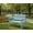 Light Blue, variant on EliteEdge 2-Person Outdoor Patio Bench, Heavy Duty 810 LBS Capacity Weather-Resistant Chair, Slatted Seating for Garden, Backyard, Deck and Porch,Light Blue
