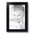 thumbnail image 2 of ArtToFrames 8" x 12" Satin Black Bull Nose Picture Frame, 8x12 inch Black Wood Poster Frame (WOM-1417), 3 Pack, 2 of 7