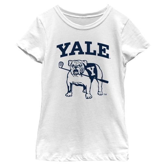 Girls Yale University Handsome Dan Team Golf T Shirt