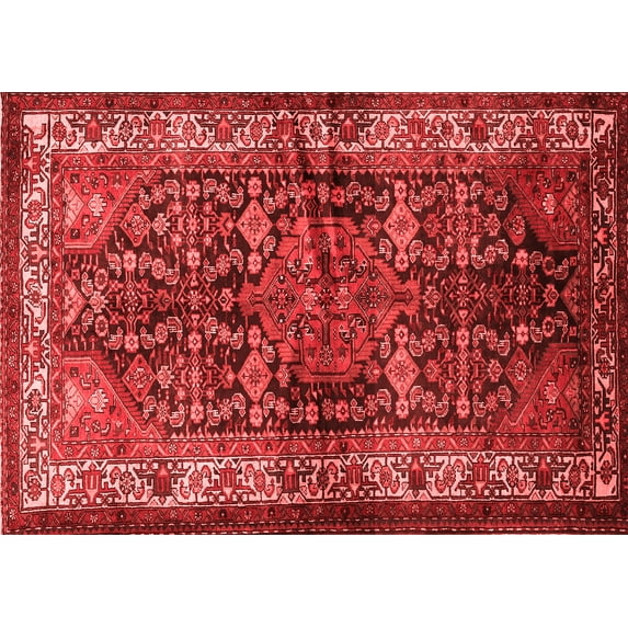 Ahgly Company Indoor Rectangle Persian Red Traditional Area Rugs, 3' x 5'