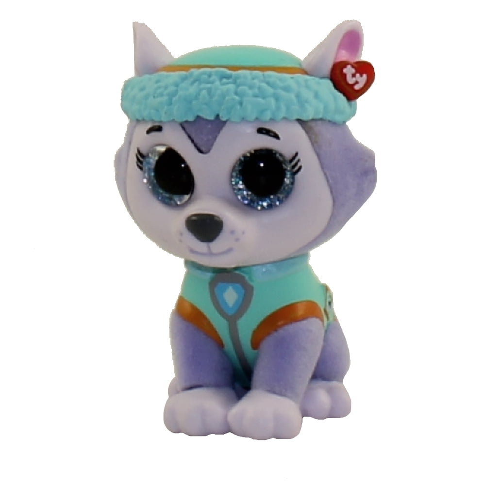 Details about   TY Beanie Boos Mini Boo ROCKY Paw Patrol Grey Dog Hand Painted Figure 2 inch 