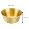 thumbnail image 2 of EeaseCA Creative Small Copper Bowl Worship God Sacrificial Rice Bowl Furnishing Articles, 2 of 7