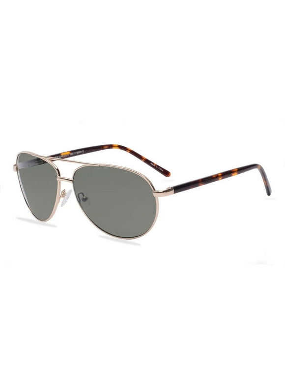Veer Men's Fashion Sunglasses, New Castle II, Gold, 61-14-135