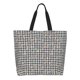 thumbnail image 1 of Balery Black And White Houndstooth Bolsa Tote Estilo Estético con Cremalleras, Bolsa de Hombro, Bolsa de Compras Grande y Plegable, 1 of 8