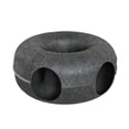 thumbnail image 2 of Túnel para gatos, casa para gatos, cama de ejercicio cómoda, juguete interactivo para cachorros. Gris oscuro, 2 of 8