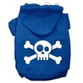 thumbnail image 4 of Pet Dog and Cat Hoodie Screen Printed, "Skull  Crossbones", 4 of 10