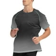 thumbnail image 7 of Mens Quick-Dry T-Shirts M-5X Big & Tall Plus Size Moisture-Wicking Athletic Tee Shirts Short Sleeve Crewneck Stretchy Gradient Workout Tops, 7 of 7
