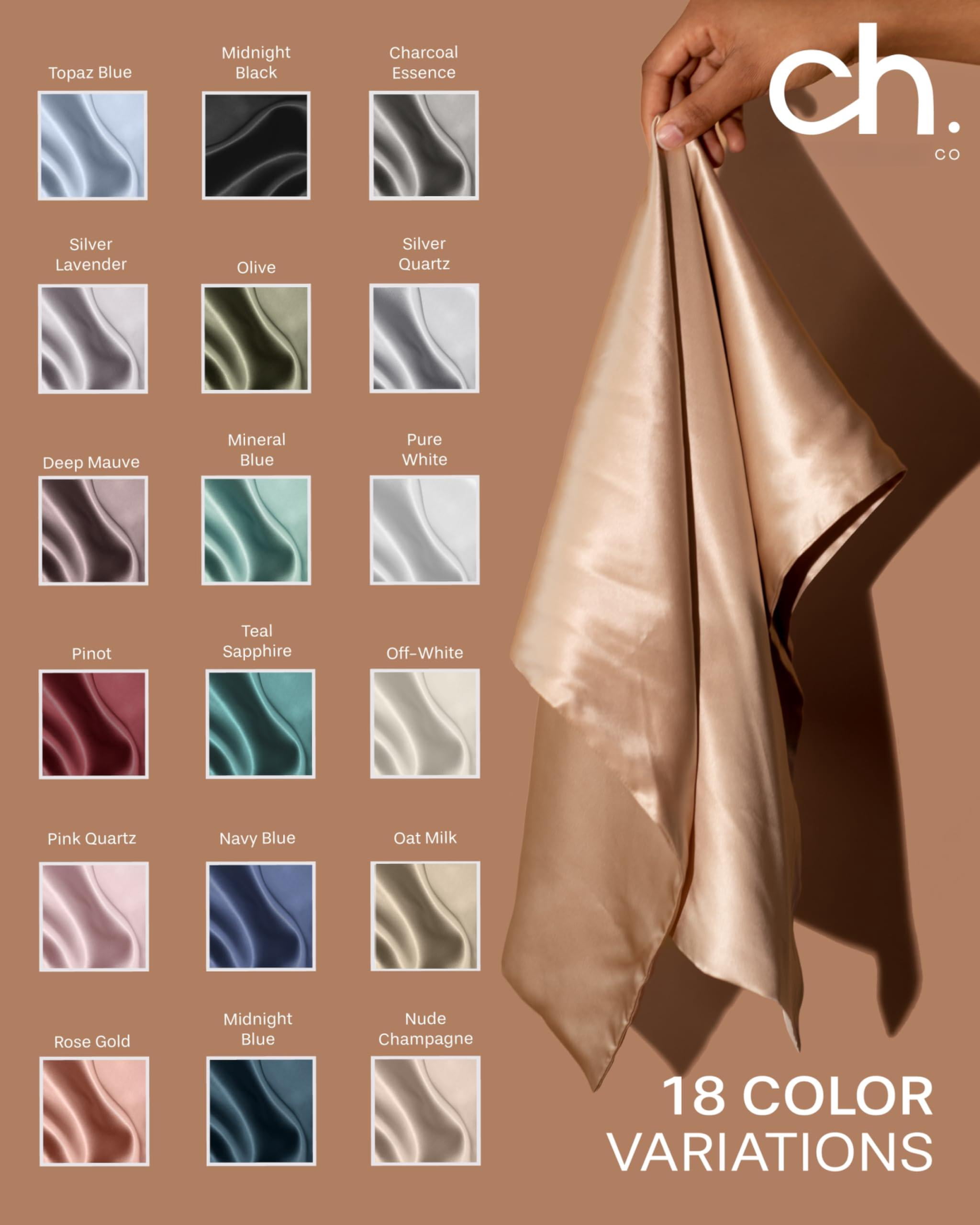 Sundaysilks Mulberry Silk Pillowcase  Pillow Cases For Hair & Skin Superior To Satin With Zipper Standard Queen King Sizes Anti-wrinkle Non-slip Pillowcases