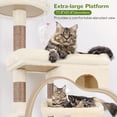 thumbnail image 3 of Árbol para Gatos Globlazer Resistente de 72 pulgadas para Gatos Grandes Beige, 3 of 8