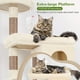 thumbnail image 3 of Árbol para Gatos Globlazer Resistente de 72 pulgadas para Gatos Grandes Beige, 3 of 8