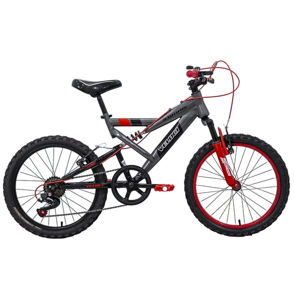 Bicicleta Veloci Nautilus D/Susp Rodada 20 Gris Infantil