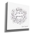 thumbnail image 2 of Epic Graffiti 'Just Be Yourself' by Kait Roberts, Canvas Wall Art, 18"x18", 2 of 2