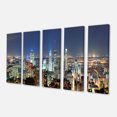 thumbnail image 2 of Montreal at Dusk Panorama - Landscape Canvas Art Print, 2 of 3