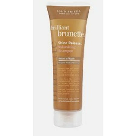 Brilliant Brunette Volumizing Shampoo with Light Enhancers by John Frieda for Unisex - 8.45 oz Shampoo