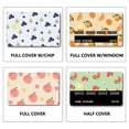 thumbnail image 4 of 1pc Rectangle PVC Plastic Waterproof Card Stickers Self-adhesion Card Skin for Bank Card Decor Fruit 186x137mm, 4 of 6