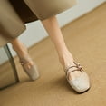 thumbnail image 5 of YOWMNS Women's Handmade Square Toe Strap Buckle Low Heels Mary Jane Shoes, 5 of 5