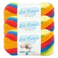 thumbnail image 1 of Lion Brand Ice Cream® Yarn #3 Light/DK Yarn 100g/360m 3-Pack, 1 of 8